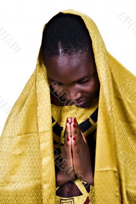 African Christian woman