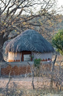 African village house