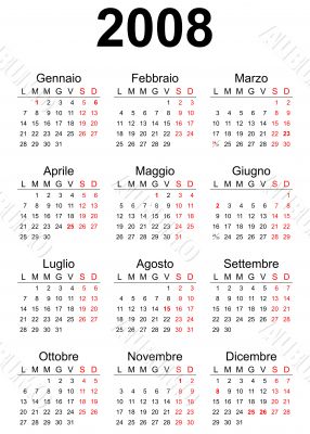 2008 calendar