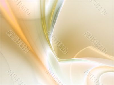 Fractal Abstract Background - Peach rippling textures