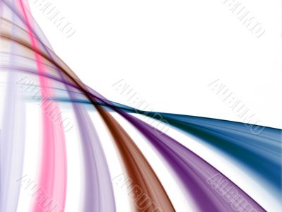 Fractal Abstract Background - Curving stripes