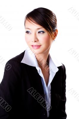 business woman with a beautiful smile