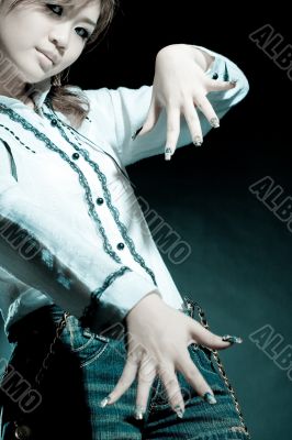 cool young lady