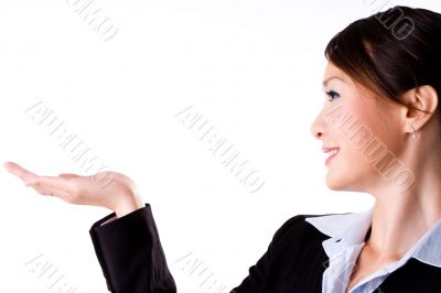 smiling business woman