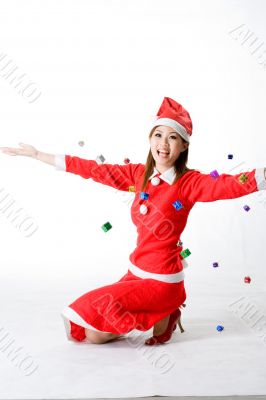 happy  falling christmas gifts