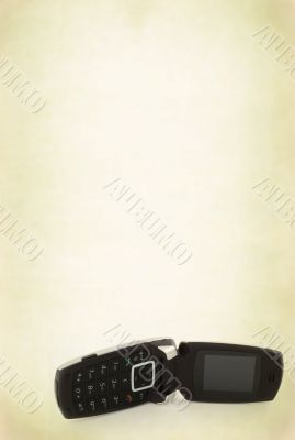 mobile phone with copy space