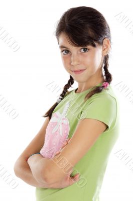 Adorable casual girl