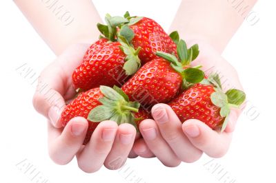 heap of strawberries