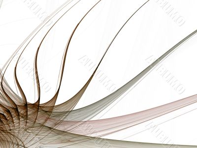 Fractal Abstract Background - Stretching threads