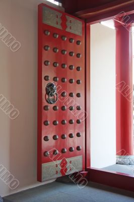Chinese temple doorway
