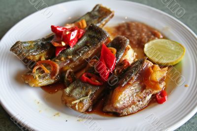 Grilled fish