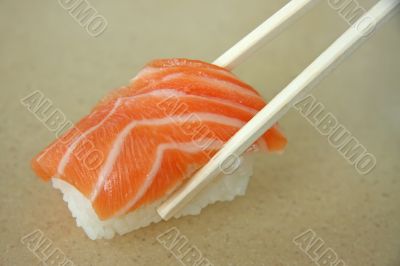 Salmon sushi