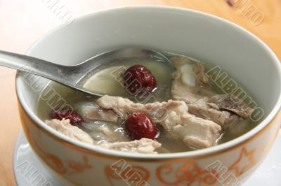 Chinese pork soup