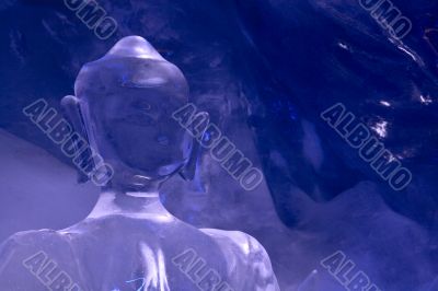 Ice figure. Head