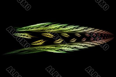 wheat ears absract