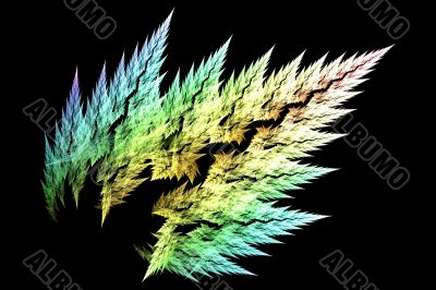 abstract leaves