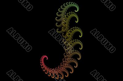 seahorse abstract