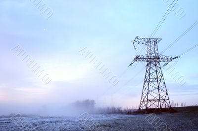 Line of electricity transmission