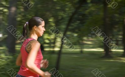 Girl running