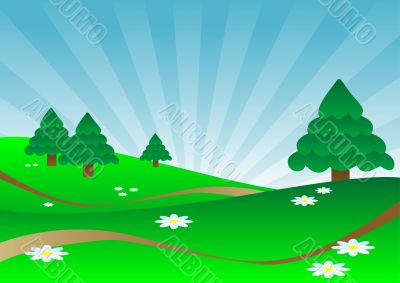 Kids landscape