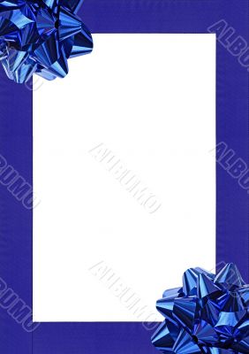 Blue decoration