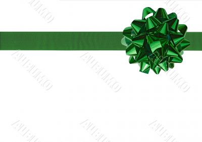 Green Gift bow