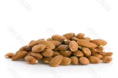 Pile of almonds