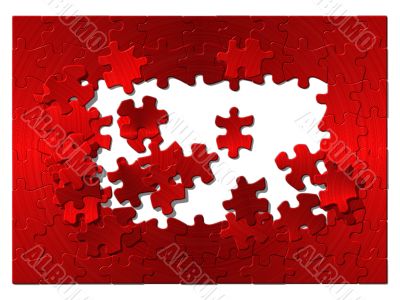 Framework from puzzle.
