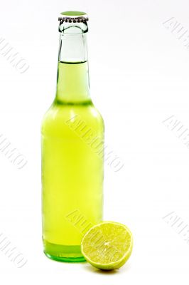 A Bottle of Beer with a Lime