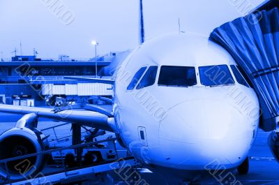 Aircraft close-up