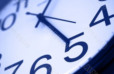 Five o`clock - blue
