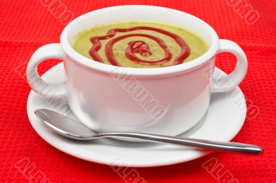 Spinach puree
