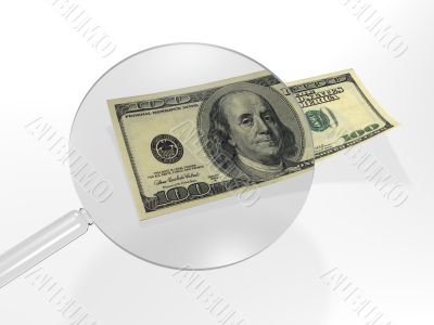 Lens and dollars