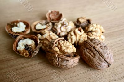 nuts on table