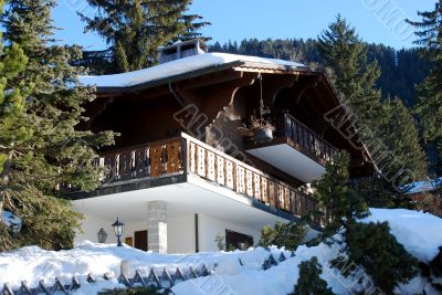 Wood house
