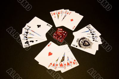 Cards and dice
