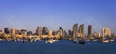 San Diego Harbour in late afternoon
