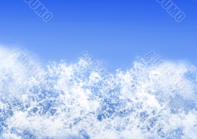 Crashing waves