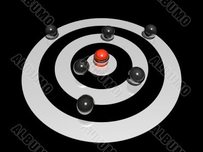 3d target