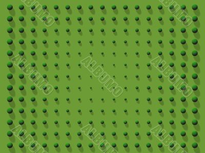 green background