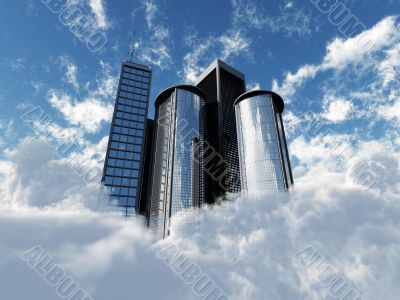 Flying skyscrapers