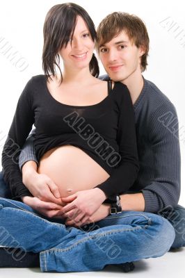 young couple expecting a baby