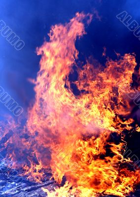 Big hot fire.