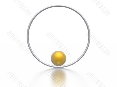 sphere and ring