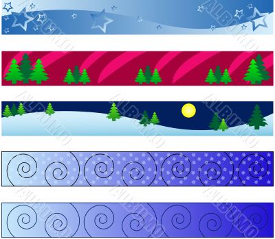winter banners