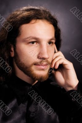 man with phone