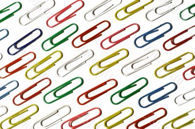  Color office paper clips.