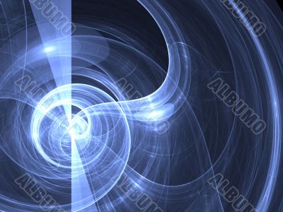 Fractal Abstract Background - Spinning threads