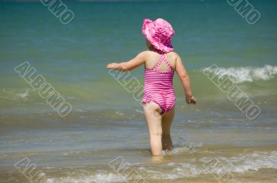 Child at the beach