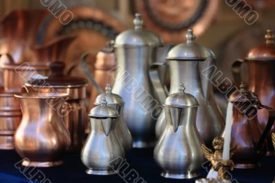 Coppery utensils